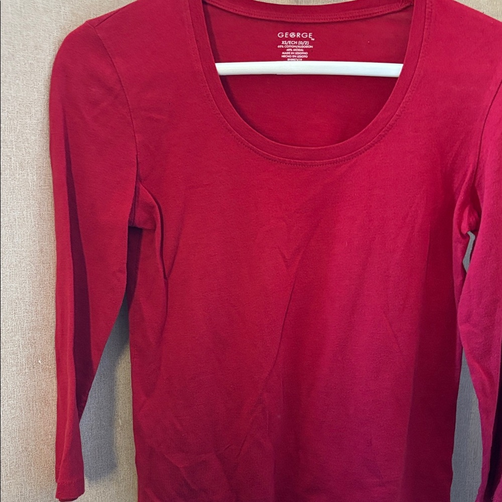 George Women's Long Sleeve Tee xs